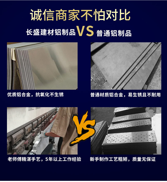 長(cháng)城鋁單板對比